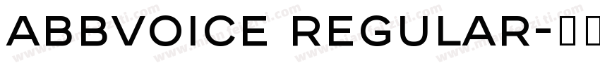 ABBvoice Regular字体转换